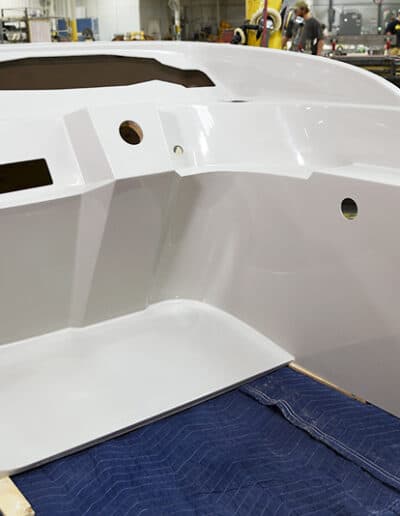 High-quality boat helm console production for marine industry. Expertise in custom fiberglass manufacturing.